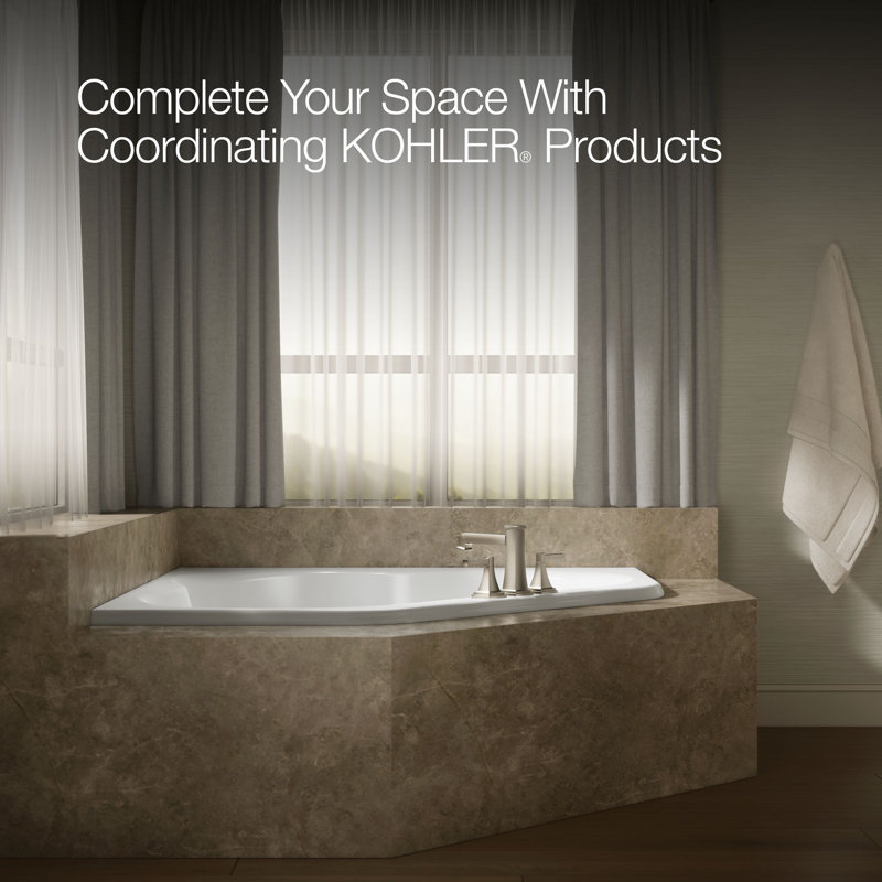 Tercet® 60" x 60" Soaking Bathtub, White