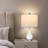 Alysiana Ceramic Touch Control Dimmable Table Lamp With USB