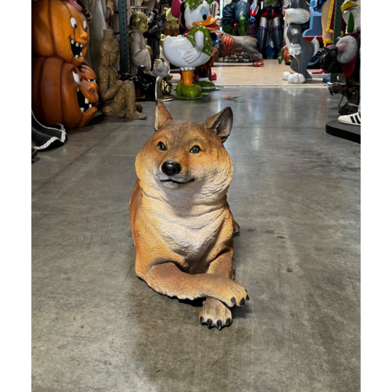 Statue Shiba Inu grandeur nature