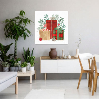«Classic Christmas III», art abstrait traditionnel
