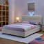 Lit tapissier pour enfants avec tête de lit à oreilles en lapin, lumière DEL et 4 tiroirs de rangement, tissu Boucle (84,5 po x 62,75 po x 41 po)-1161280790-1161280789