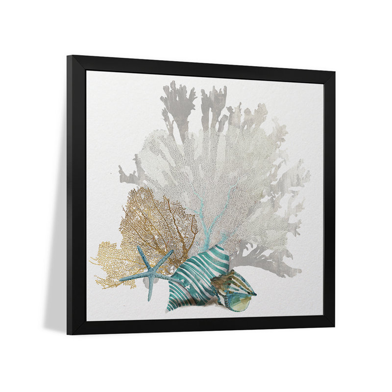 Coral IV, affiche encadrée de qualité supérieure par Aimee Wilson, H 16 po x l 16 po