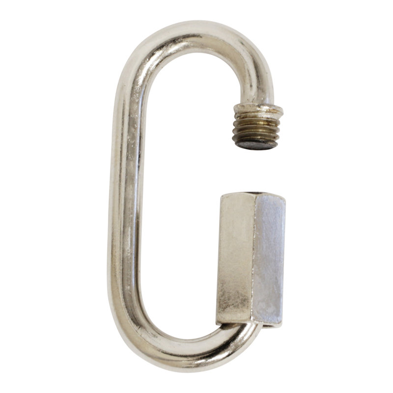 Verrouillage à vis fileté (2 pièces), Argent clair, H 1,93 po x l 0,91 po x P 0,2 po