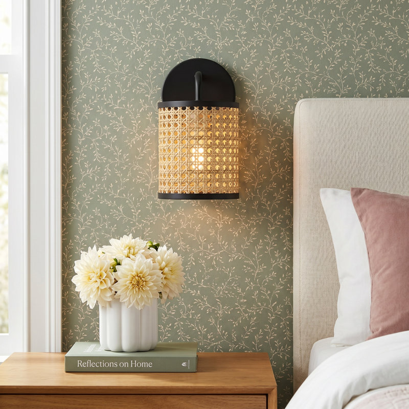 Drax 1-Light Wall Sconce In Matte Black