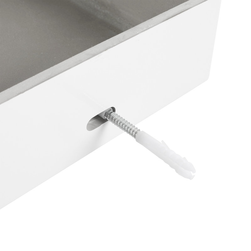 30" Wall-Mounted Bathroom Vanity With Resin Sink And Spacious Storage