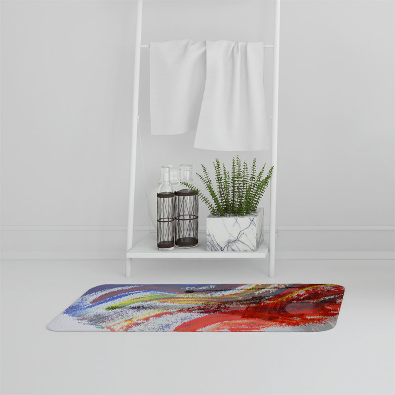 Plumville Memory Foam Non-Slip Bath Mat