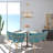 Demien 4-Light Farmhouse Drum Chandelier with Glass Panels