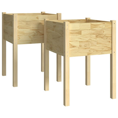 Alastar Wood Elevated Planter