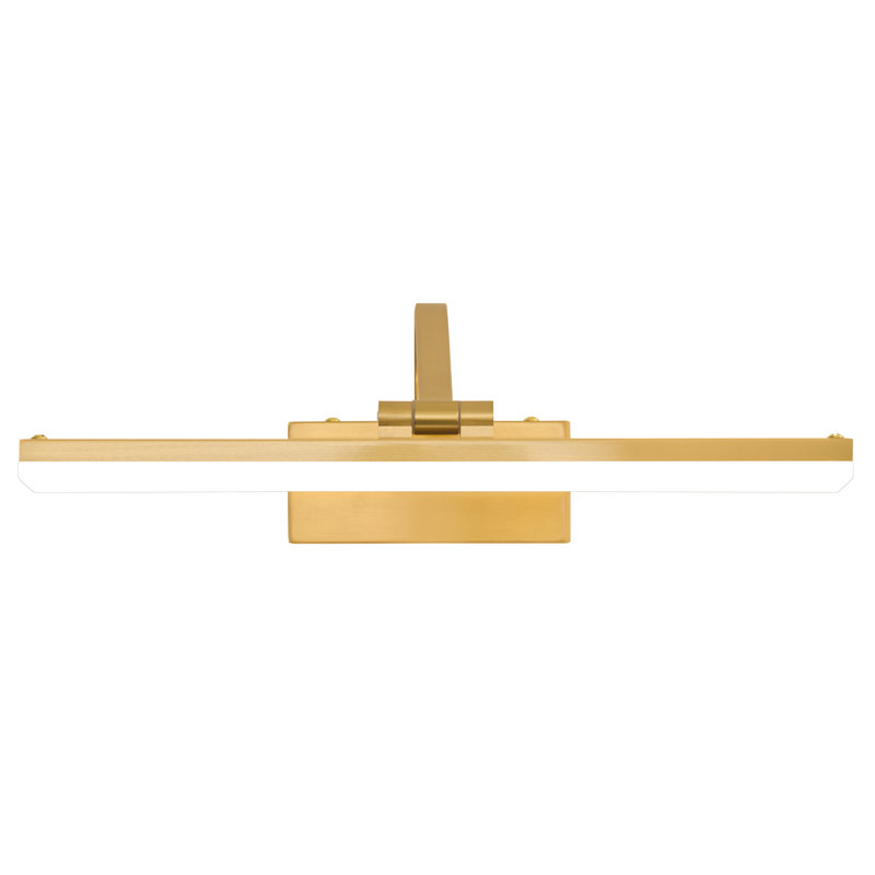 LED Flush Mounted Sconce, Gold