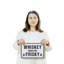 Enseigne amusante en plastique «Whiskey Makes Me Frisky» 8 po x 12 po