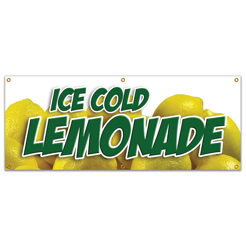 LEMONADES 1 BANQUE D'ENREGISTREMENT Lemonaid, H 24 po x l 72 x 0,1