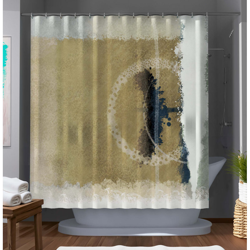 Rideau de douche à paillettes