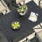 6-Person Patio Dining Set with Rectangular Dining Table and 6 PVC-coated polyester Swivel Chairs-1730936319