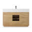 Everett Single Wide Vanity-Satin Light Wash Oak-529363287