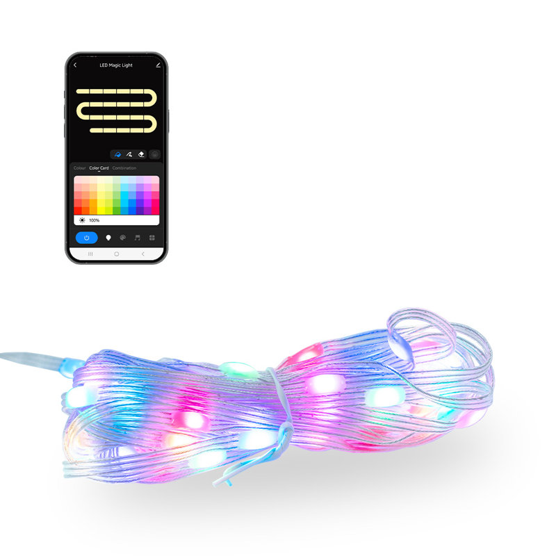 LED 50 - Bulb Rope String Light, 1m L x 0.105m H