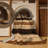 Washable Sand Dark Brown Striped Area Rug-967183370