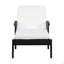Chaise longue, noir