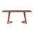Mid-Century Solid Walnut Dining Table