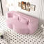Canapé-lit moderne avec 2 coussins, canapé-lit convertible rembourré de mousse, matelas pliant de 15 po pour salon, lit d'invité, salle de jeux-636232430