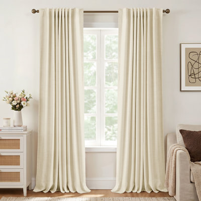 Graciella Linen Blackout Curtain Panel