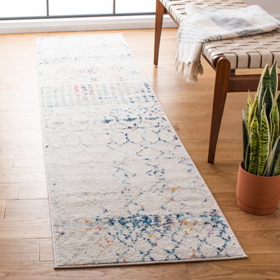 Lorenco Geometric Ivory Area Rug