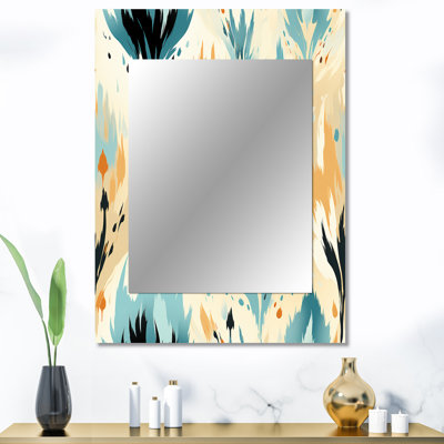 Ikat naturel jaune et bleu Benildas Serenity