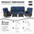 Wicker 5 - Person Patio Conversation Set with Cushions-871569535