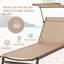 Chaise longue d'extérieur Orphia