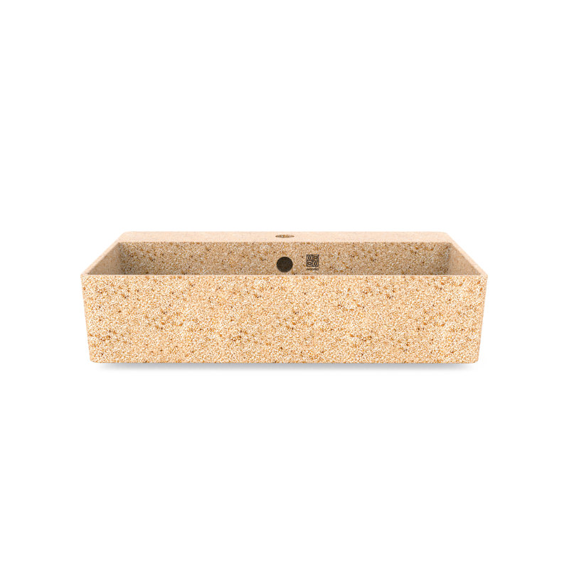 Cube60 23.62'' L Bathroom Sink, Light Natural