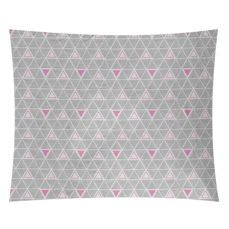 Tapisserie, H 68 po x l 80 po, Rose