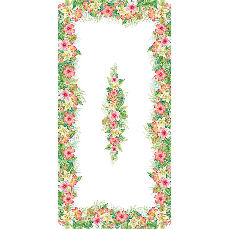 Nappe Florale, 70 po x 144 po