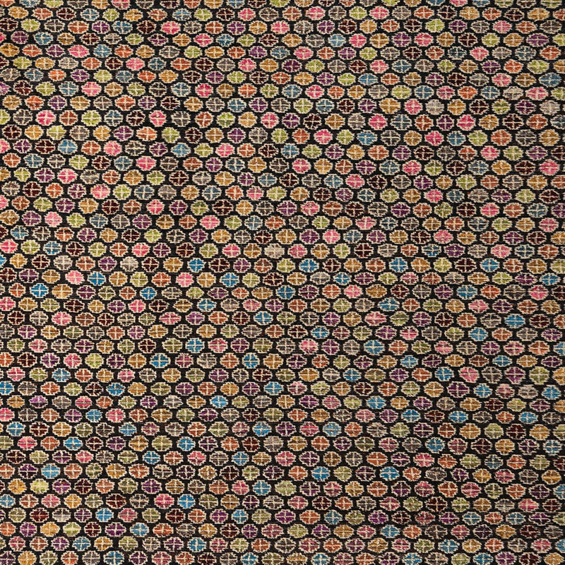 Tapis abstrait moderne 4482, Carré 8 pi