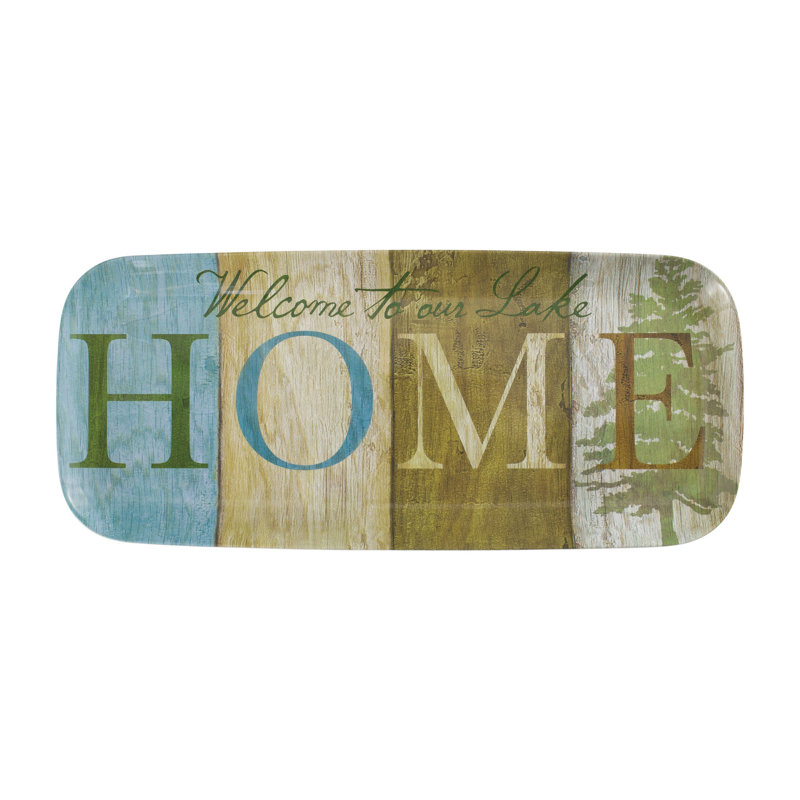 2-Piece Lake Home 15" Tray