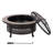 Sunjoy 40 in. Round Wood Burning Firepit Table