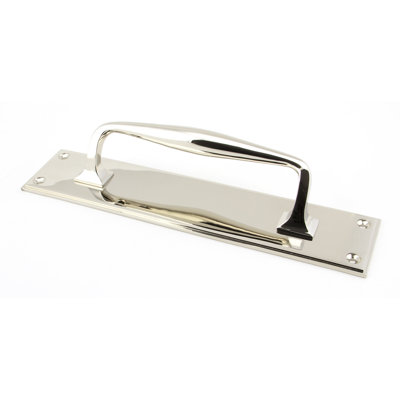 300mm Art Deco Pull Handle on Backplate