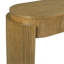 Console d'entrée avec aspect bois naturel et placage de chêne appliqué à la main, conception cannelée, deux tiroirs de rangement, support de charge de table de 200 lb, 16 tiroirs quatre choix de couleurs pour décorer les petits
