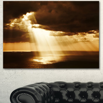 " Dramatic Sunset With Sunrays "