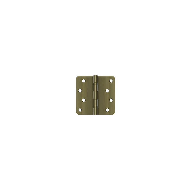 Steel Hinge, Antique Brass