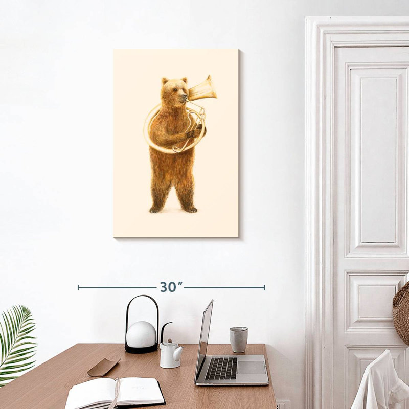 Ketti l'ours et son hélice, H 30 po x l 20 po