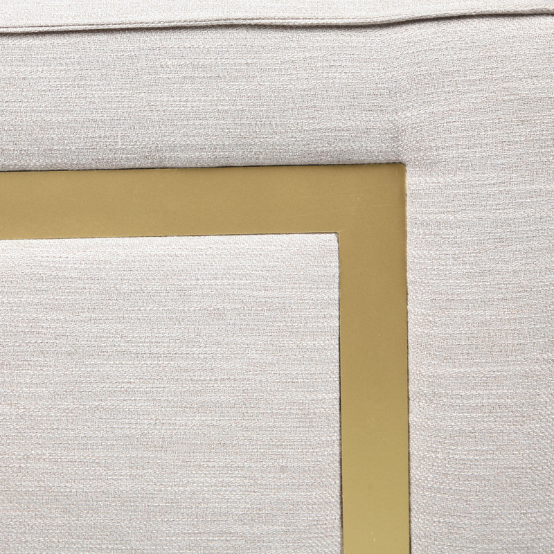 Canapé d'appoint 80,25 po, Polyester beige