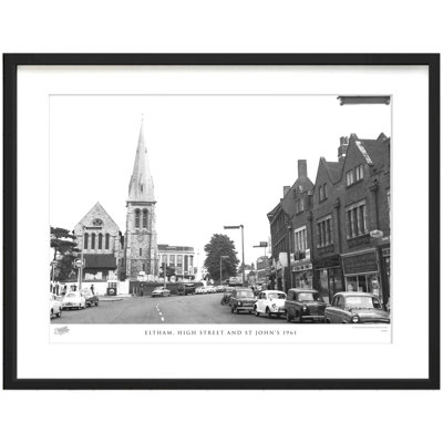 Eltham, High Street And St John's 1961 by Francis Frith - Single Picture Frame Print