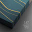 Orange, soleil, bleu, bleu sarcelle, vague dorée, horizon, vue sur la nature, illustrations abstraites