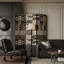 Paravent vintage abstrait-1290488447