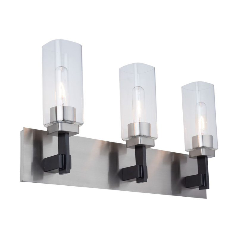 Arlington- Bathroom Vanity - Satin Nickel - 3-Light