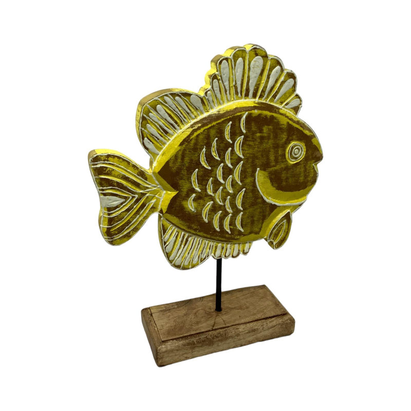Poisson-pouliche sur pied - henné jaune