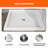 36" X 36" Square Double Threshold Shower Base, Center Drain Corner Shower Pan For 2-Wall Installation, Anti-Slip Acrylic & ABS Composite-126358241