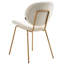Luana 42cm H Upholstered Metal Upholstered Back Side Chair-121394614