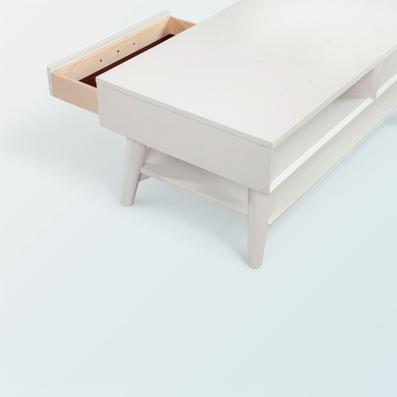 Table basse River, Blanc