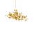 Lunaria 6 - Light Wrought Iron Dimmable Spider Chandelier-136117318