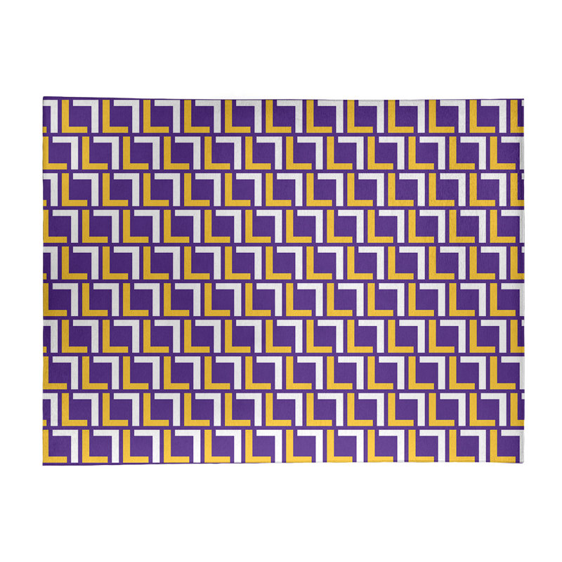 Geometric Indoor Rug, Rectangle 9' x 12'